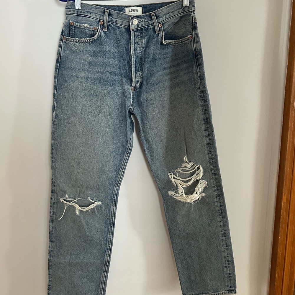 Agolde Blue Jeans with button closure size 29